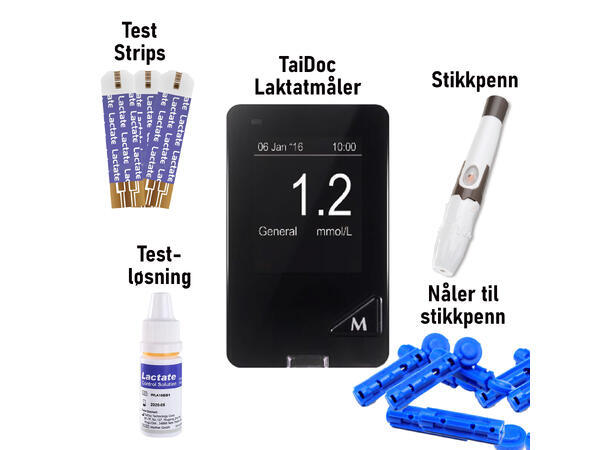 TaiDoc Laktatmåler Startpakke