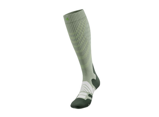 Bauerfeind Outdoor Merino Comp Socks Dame, Herbal Green, Str. 35-38 Small 