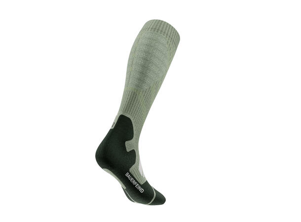 Bauerfeind Outdoor Merino Comp Socks Dame, Herbal Green, Str. 35-38 Small 