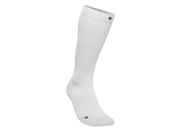 Bauerfeind Ultralight Compression Socks Herre, Hvit, Str. 41-43 Large 