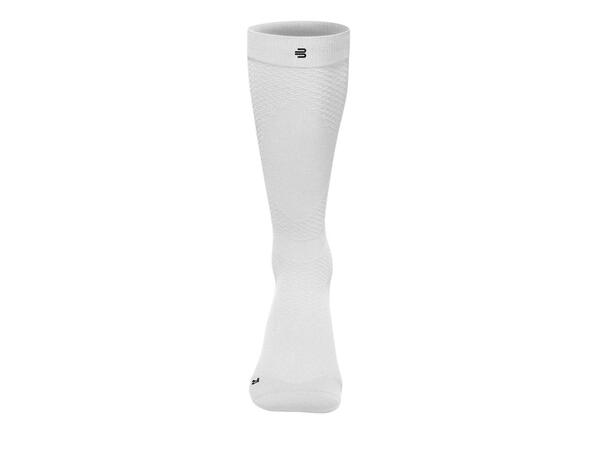 Bauerfeind Ultralight Compression Socks Herre, Hvit, Str. 41-43 Large 