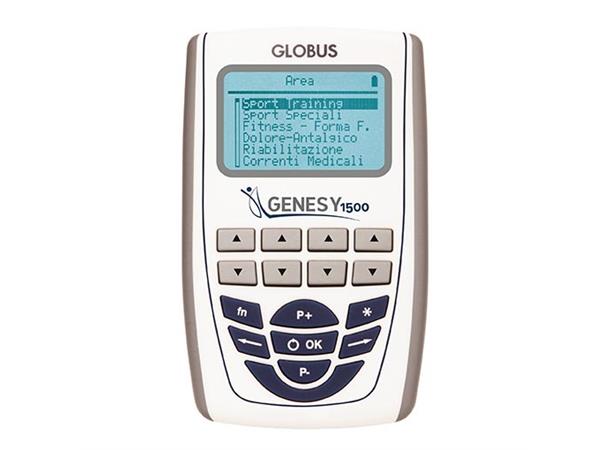 Globus Genesy 1500 4-kanalig NMES/TENS stimulator, 414 prog