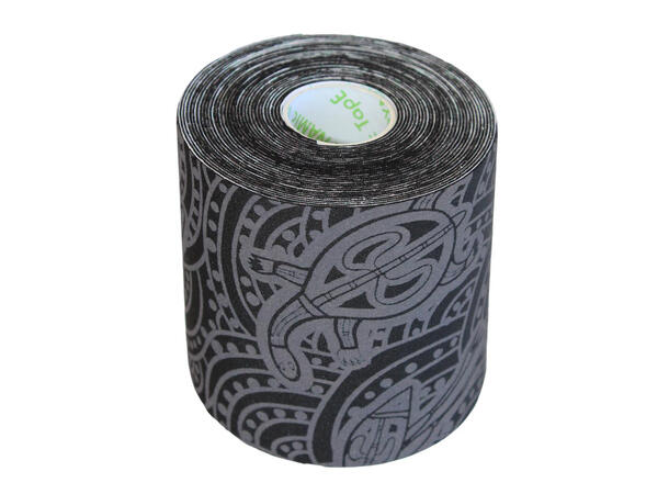 Dynamic Tape ECO 7,5 cm grey/black tatto 7,5 cm x 5 m 