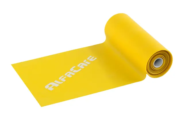 AlfaCare Treningsbånd 25m X-Lett Gul 15 cm x 0,15 mm 