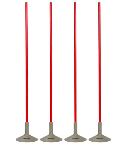 Slalomporter 150 cm 4 Stk. Til bruk innendørs