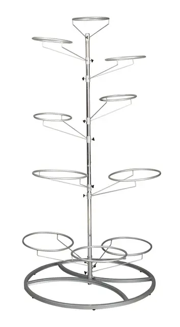Ballstativ for 10 baller 195x100cm Justerbar for hver ball 